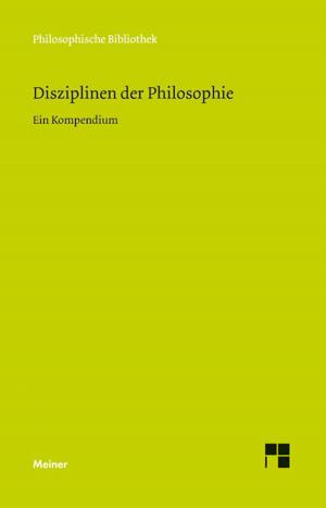 Cover of the book Disziplinen der Philosophie by Aristoteles