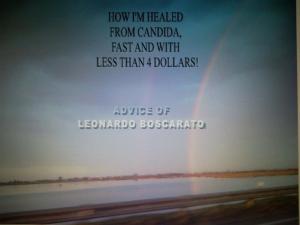 Book cover of How I'm healed from candida, faster and with less than $ 4!