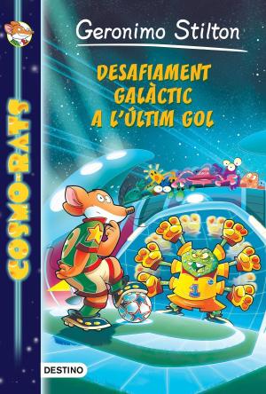 Cover of the book Desafiament galàctic a l'últim gol by Màrius Serra.