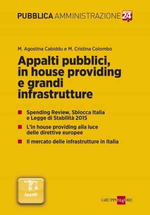 Cover of the book Appalti pubblici, in house providing e grandi infrastrutture by Percy Venegas