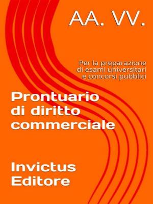 Cover of the book Prontuario di Diritto Commerciale by A. Manzoni