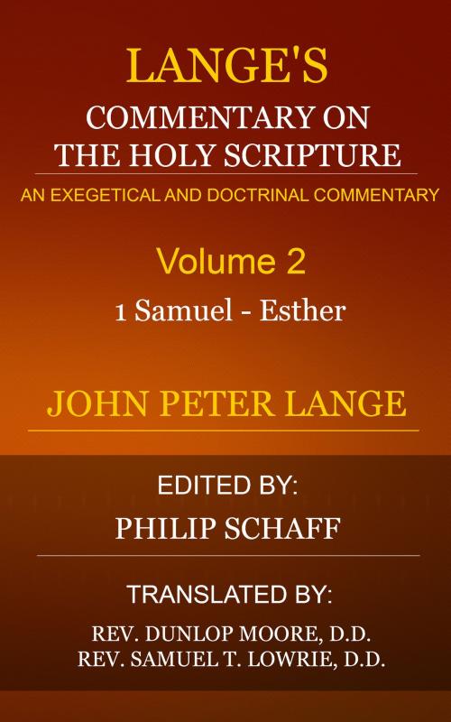 Cover of the book Lange's Commentary on the Holy Scripture, Volume 2 by Lange, John Peter, Delmarva Publications, Inc.