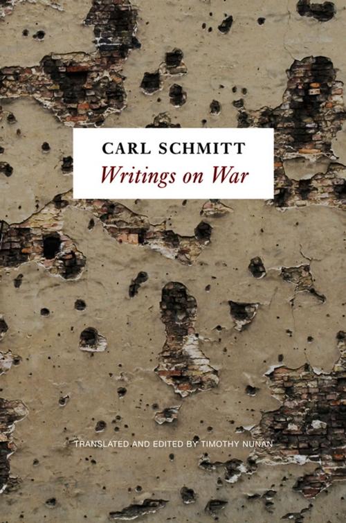 Cover of the book Writings on War by Carl Schmitt, Wiley