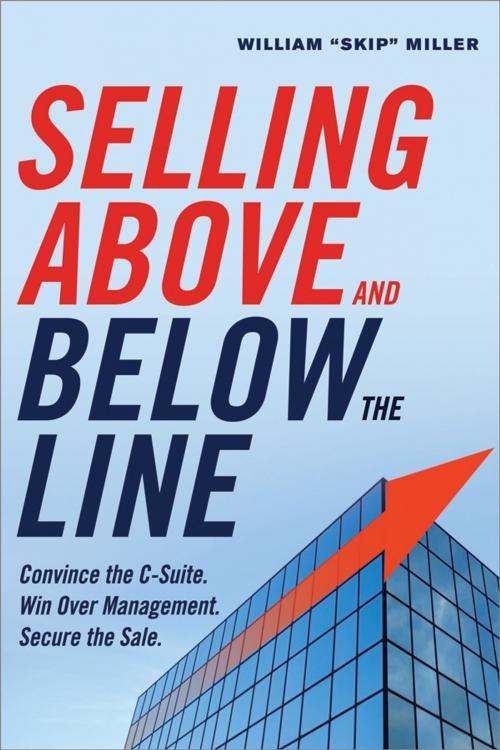 Cover of the book Selling Above and Below the Line by William Miller, AMACOM