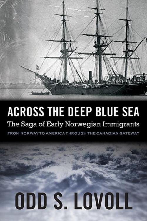 Cover of the book Across the Deep Blue Sea by Odd S. Lovoll, Minnesota Historical Society Press