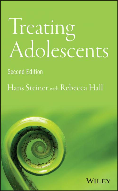 Cover of the book Treating Adolescents by Hans Steiner, Rebecca E. Hall, Wiley