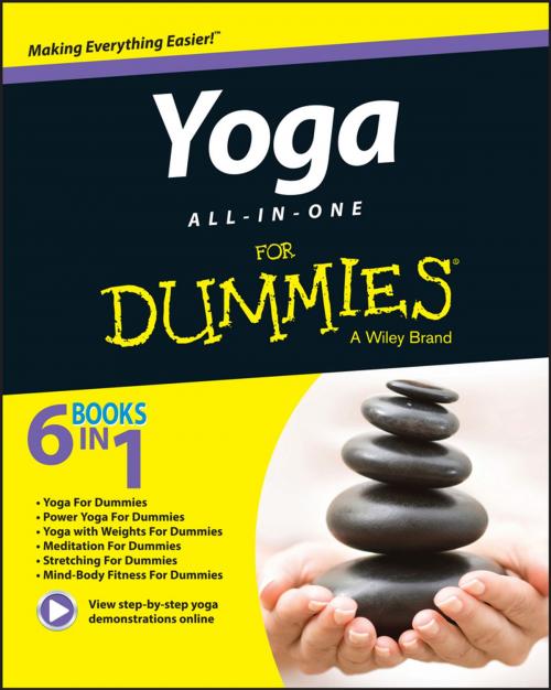 Cover of the book Yoga All-In-One For Dummies by Larry Payne, Georg Feuerstein, Sherri Baptiste, Doug Swenson, Stephan Bodian, LaReine Chabut, Therese Iknoian, Wiley