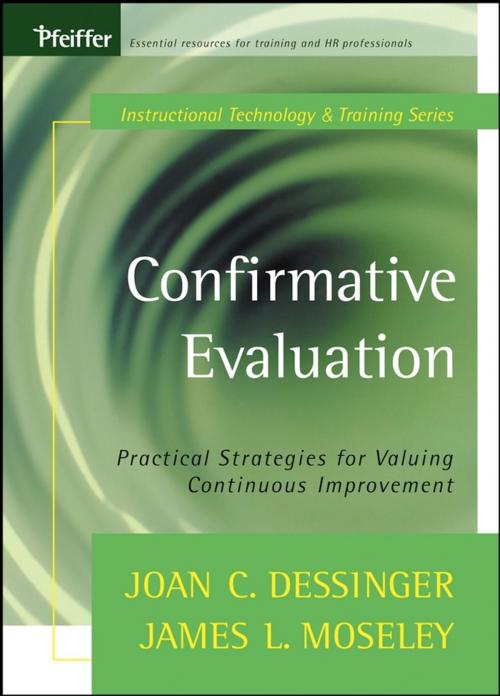 Cover of the book Confirmative Evaluation by Joan C. Dessinger, James L. Moseley, Wiley