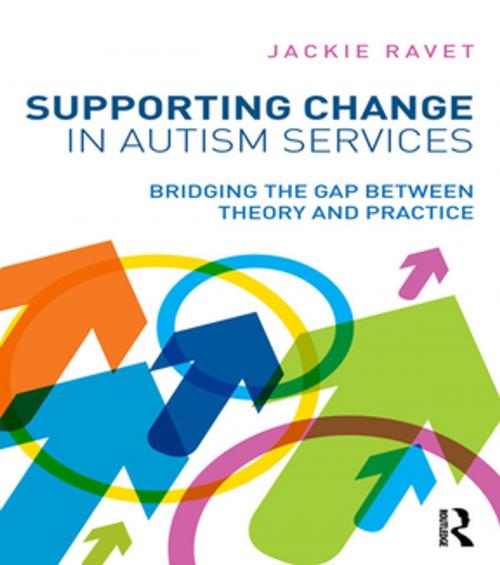 Cover of the book Supporting Change in Autism Services by Jackie Ravet, Taylor and Francis