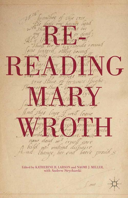 Cover of the book Re-Reading Mary Wroth by Andrew Strycharski, Palgrave Macmillan US