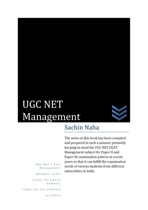 Cover of the book Ugc Management by Sachin Naha, Sachin Naha