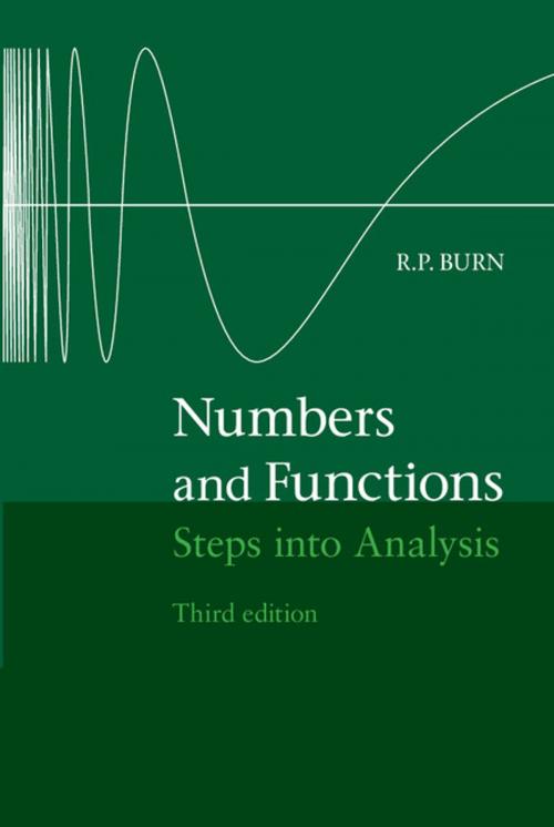 Cover of the book Numbers and Functions by R. P. Burn, Cambridge University Press