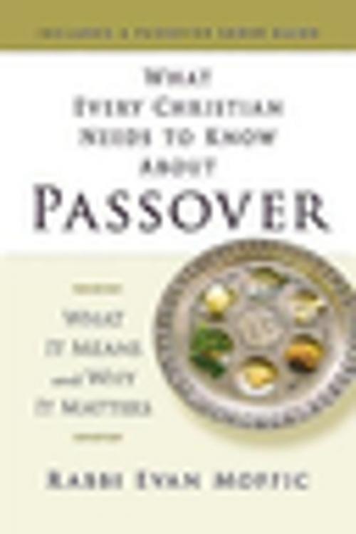 Cover of the book What Every Christian Needs to Know About Passover by Rabbi Evan Moffic, Abingdon Press