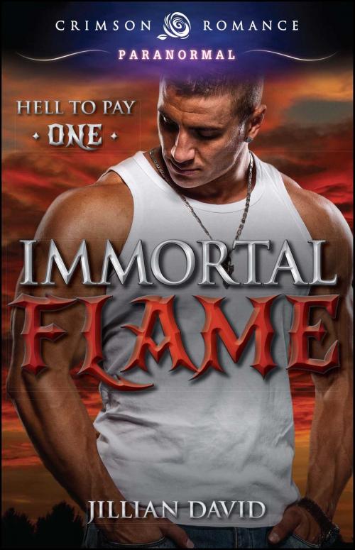 Cover of the book Immortal Flame by Jillian David, Crimson Romance