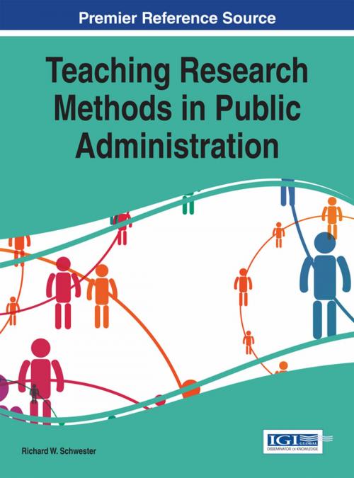 Cover of the book Teaching Research Methods in Public Administration by Richard W. Schwester, IGI Global