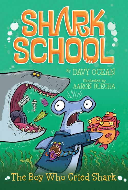 Cover of the book The Boy Who Cried Shark by Davy Ocean, Aladdin
