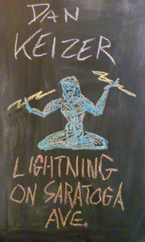 Cover of the book Lightning On Saratoga Ave. by Dan Keizer, Ezekiel VanDerStein