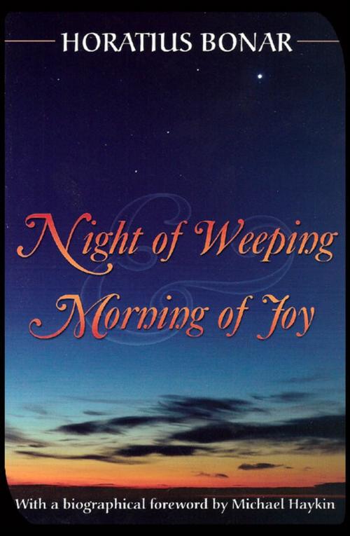 Cover of the book Night of Weeping and Morning of Joy by Horatius Bonar, Reformation Heritage Books