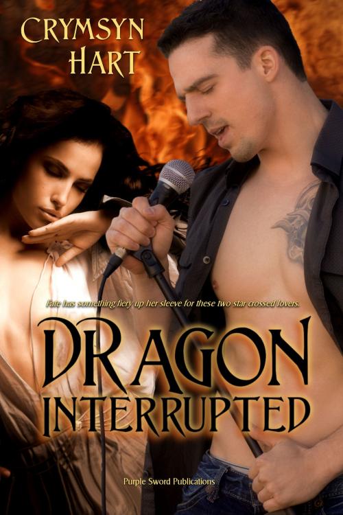 Cover of the book Dragon Interrupted by Crymsyn Hart, Purple Sword Publications