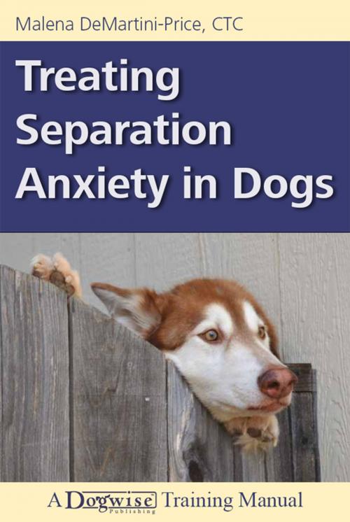 Cover of the book TREATING SEPARATION ANXIETY IN DOGS by Malena DeMartini-Price CTC, Dogwise Publishing