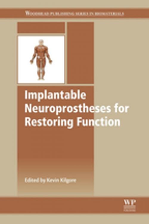 Cover of the book Implantable Neuroprostheses for Restoring Function by , Elsevier Science