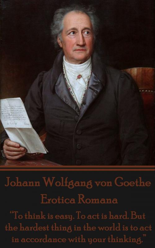 Cover of the book Erotica Romana by Johann Wolfgang Goethe, Deadtree Publishing