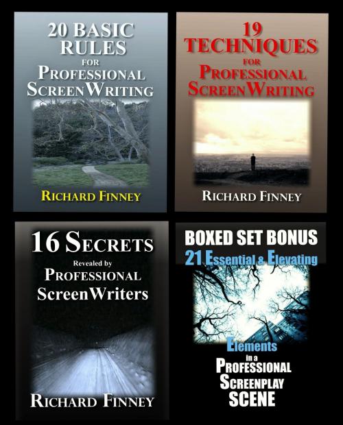 Cover of the book The Professional Screenwriter Boxed Set of Rules, Techniques, and Secrets by Richard Finney, Lono Publishing