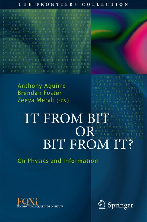Cover of the book It From Bit or Bit From It? by , Springer International Publishing