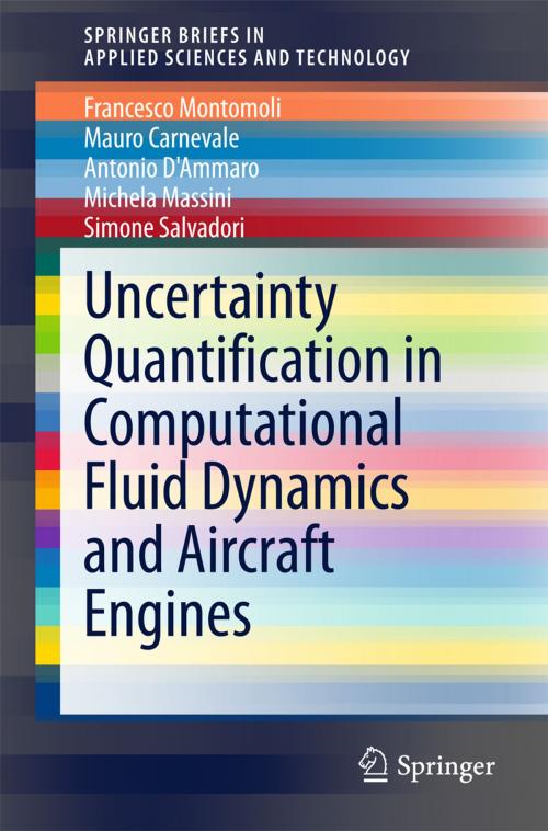 Cover of the book Uncertainty Quantification in Computational Fluid Dynamics and Aircraft Engines by Francesco Montomoli, Mauro Carnevale, Antonio D'Ammaro, Michela Massini, Simone Salvadori, Springer International Publishing