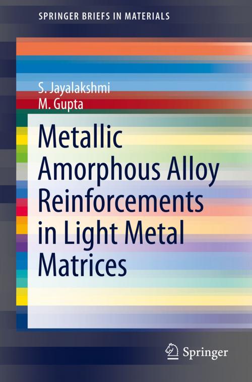 Cover of the book Metallic Amorphous Alloy Reinforcements in Light Metal Matrices by S. Jayalakshmi, M. Gupta, Springer International Publishing