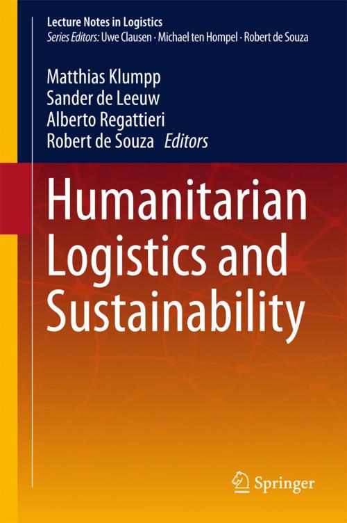 Cover of the book Humanitarian Logistics and Sustainability by , Springer International Publishing