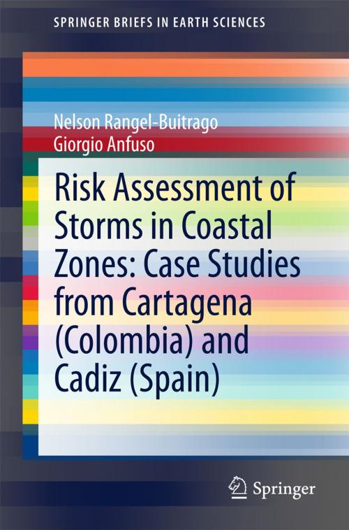 Cover of the book Risk Assessment of Storms in Coastal Zones: Case Studies from Cartagena (Colombia) and Cadiz (Spain) by Giorgio Anfuso, Nelson Rangel-Buitrago, Springer International Publishing