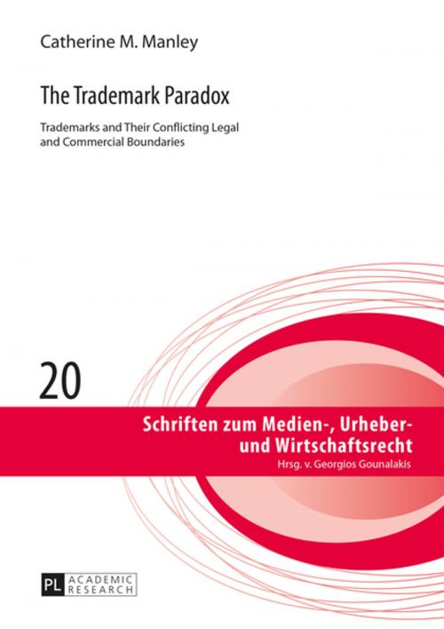 Cover of the book The Trademark Paradox by Catherine Manley, Peter Lang