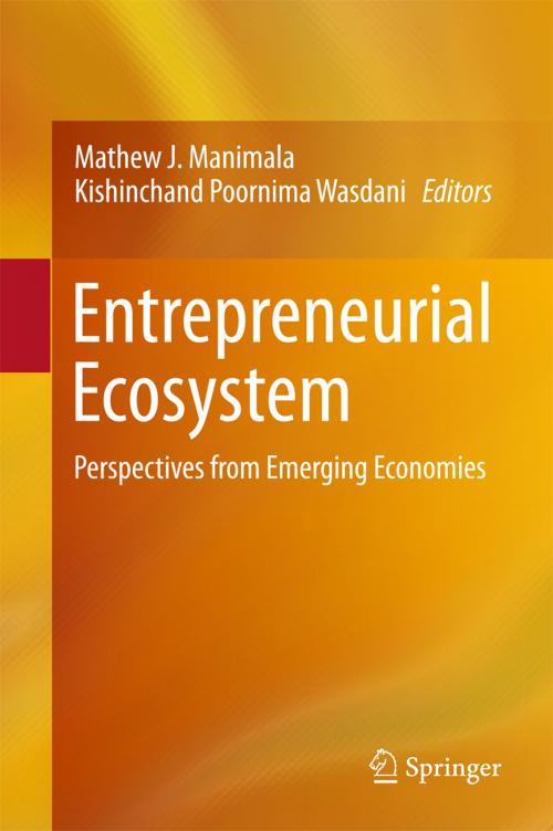 Cover of the book Entrepreneurial Ecosystem by , Springer India