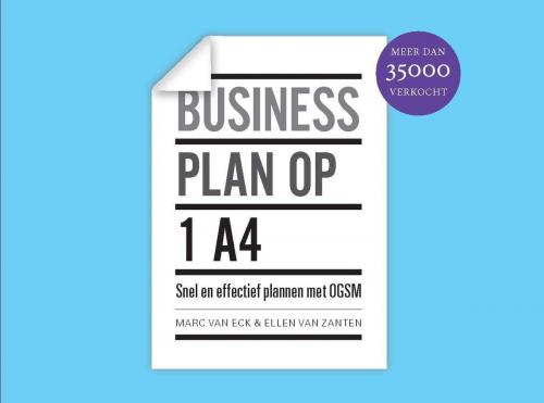 Cover of the book Businessplan op 1 A4 by Marc van Eck, Ellen Leenhouts, Atlas Contact, Uitgeverij