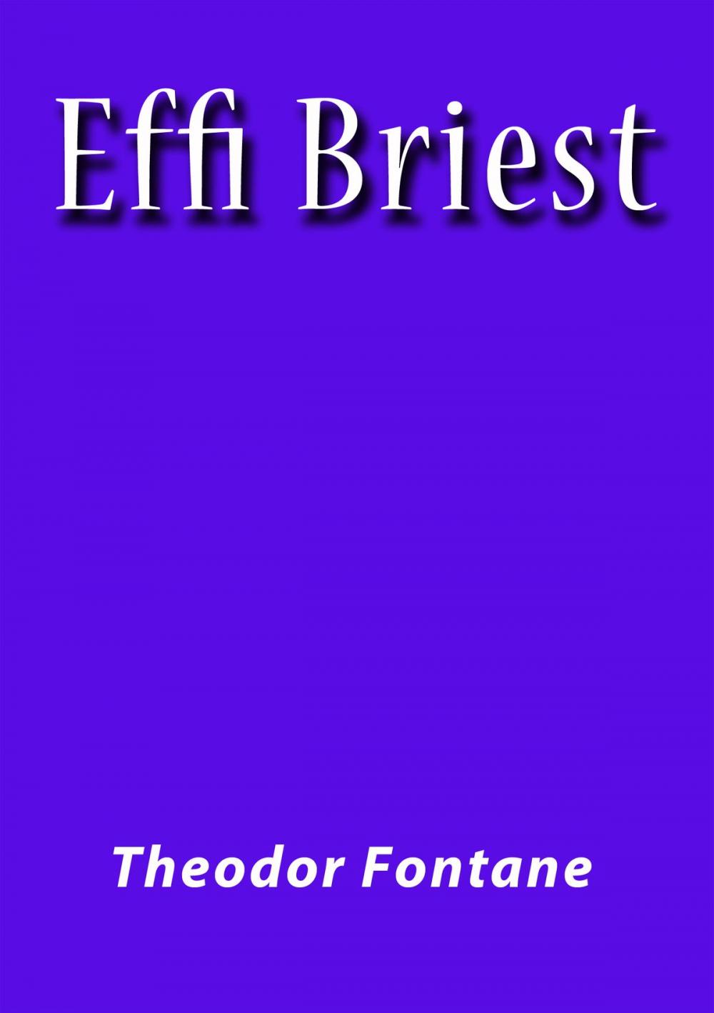 Big bigCover of Effi Briest