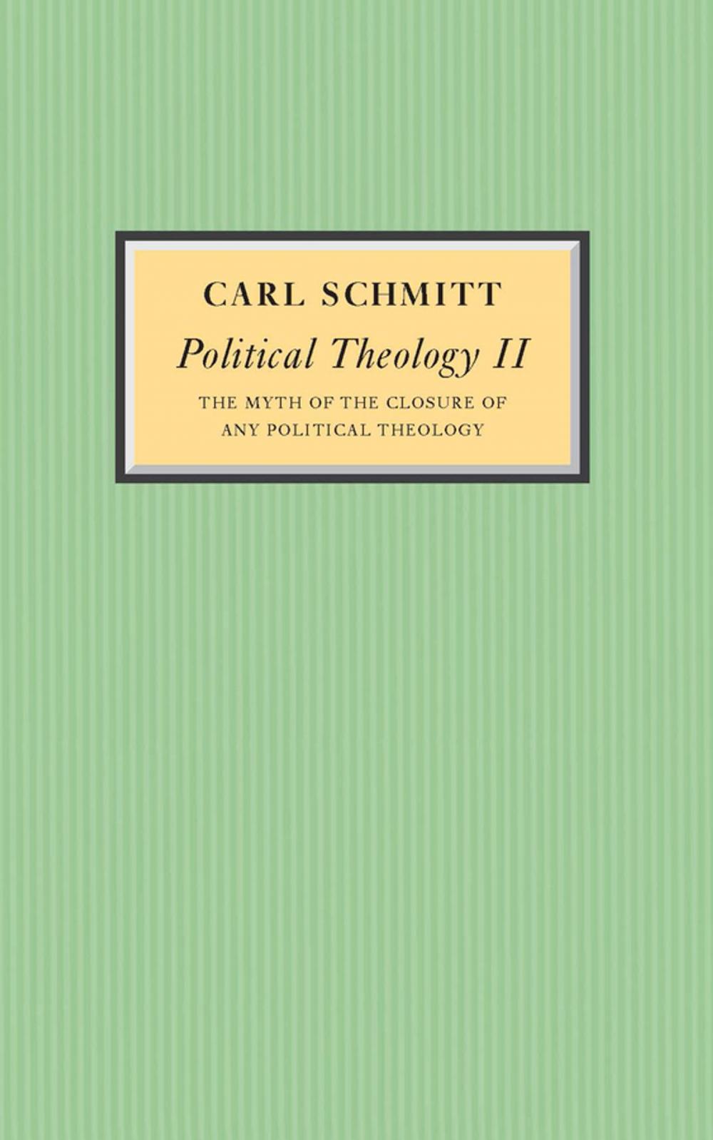 Big bigCover of Political Theology II