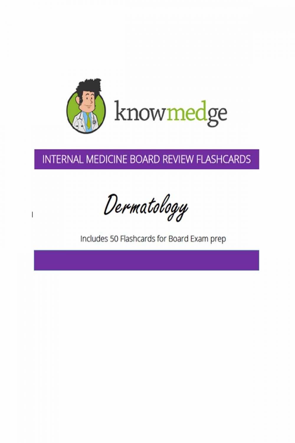 Big bigCover of Internal Medicine Board Review Flashcards: Dermatology