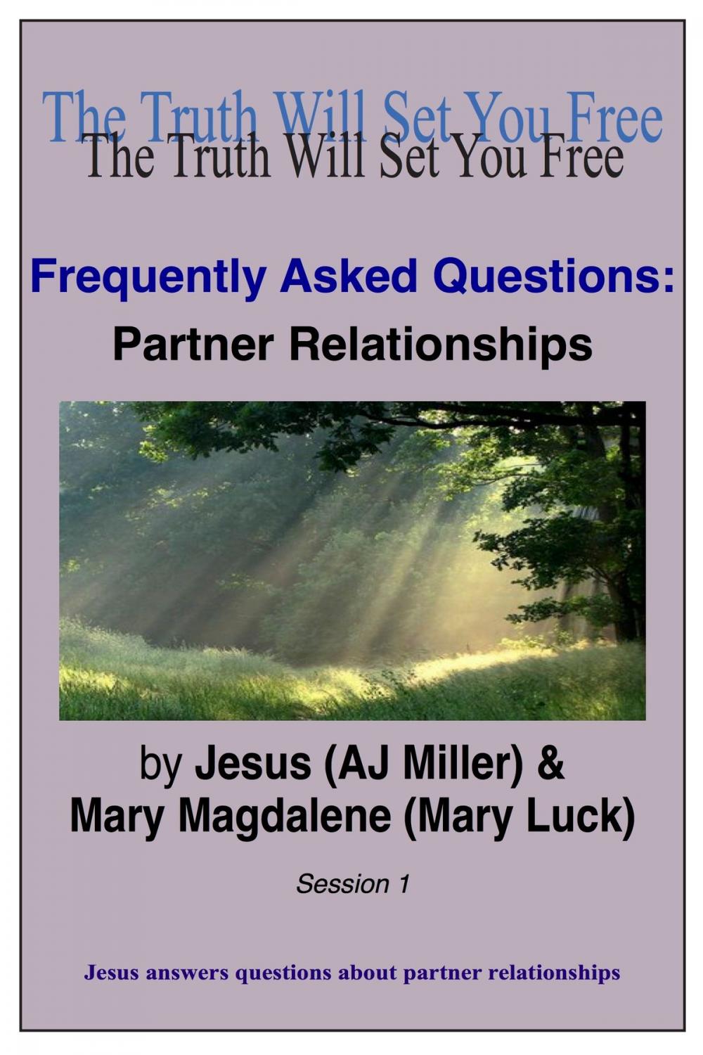 Big bigCover of Frequently Asked Questions: Partner Relationships Session 1