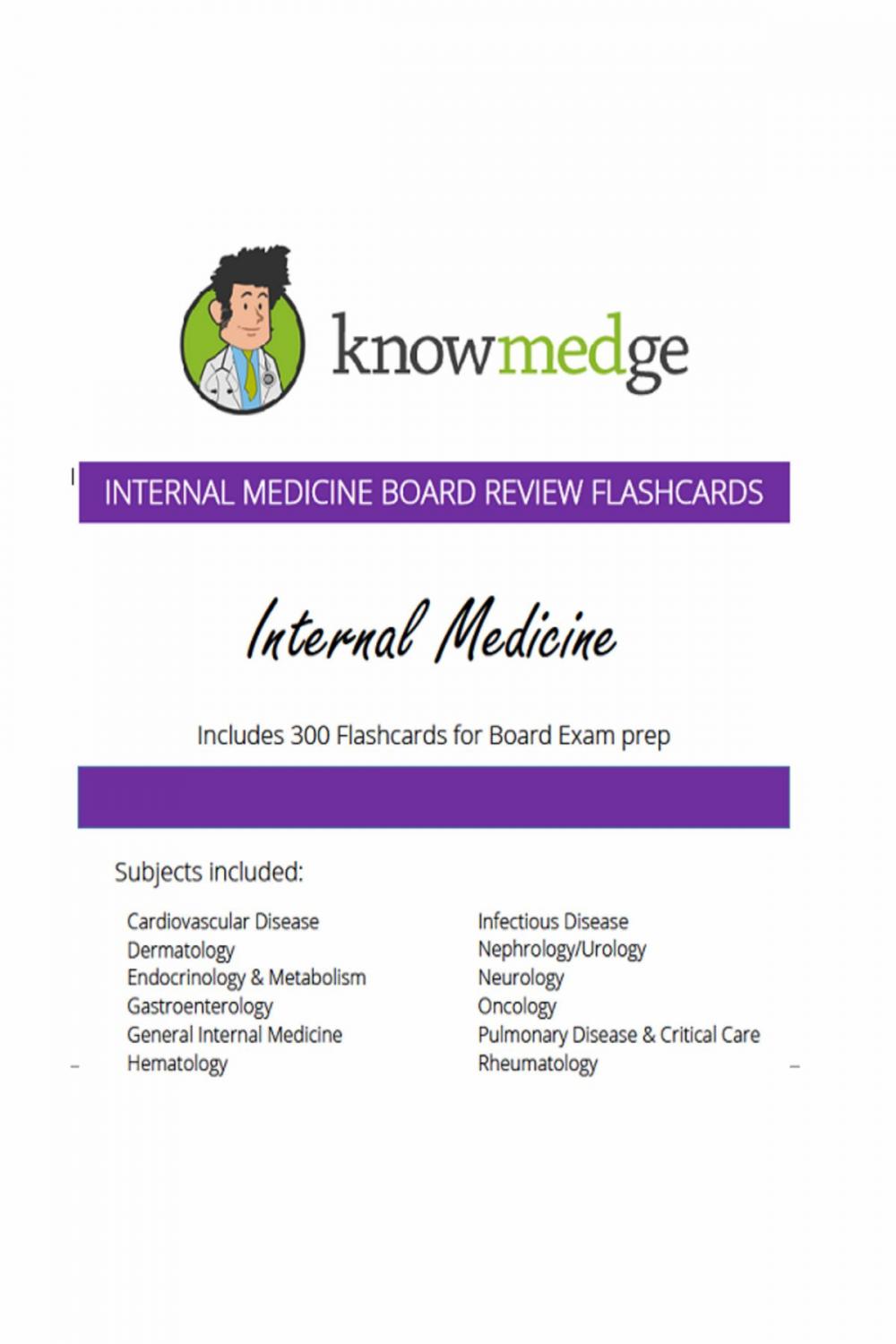 Big bigCover of Internal Medicine Board Review Flashcards