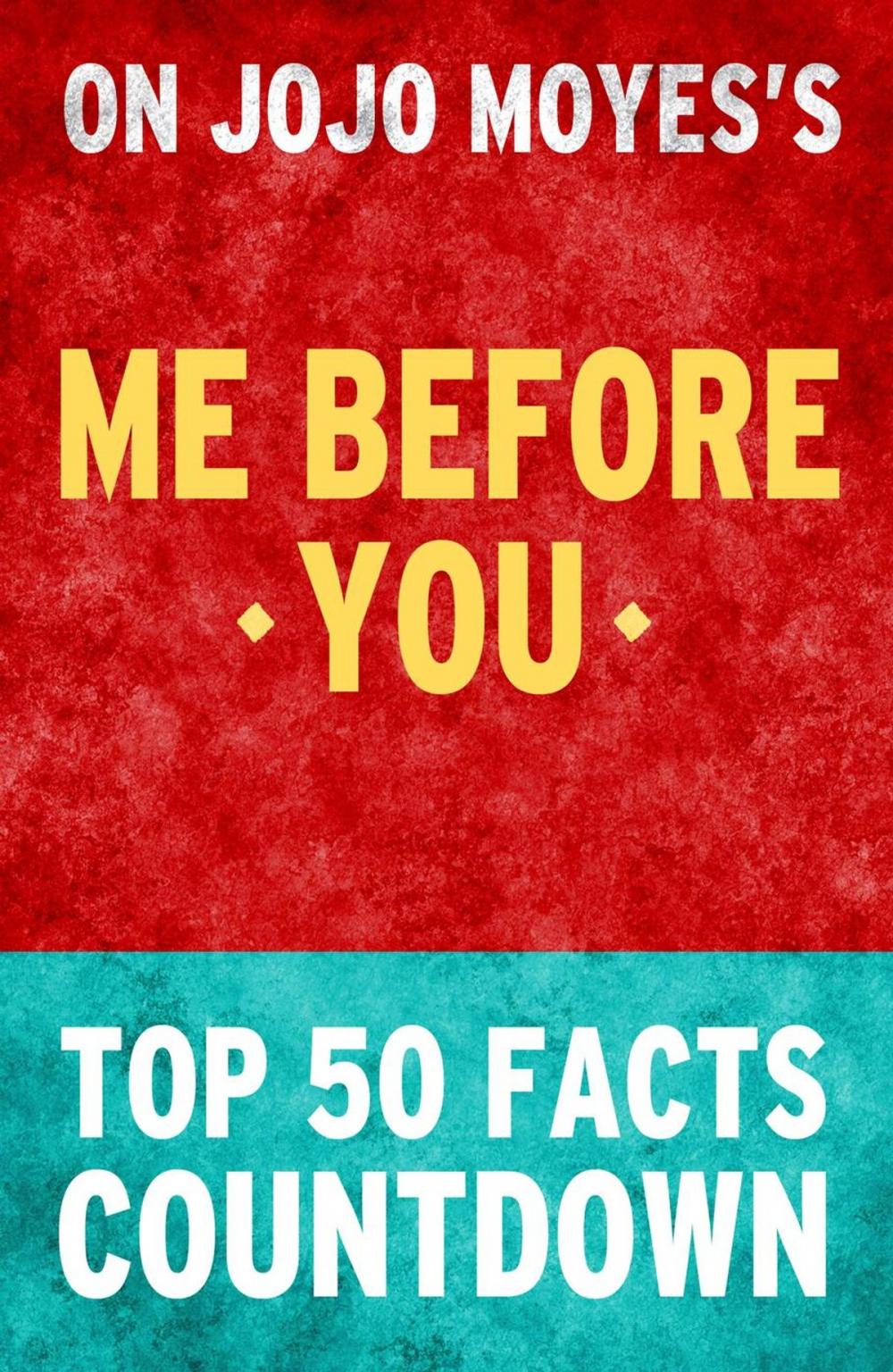 Big bigCover of Me Before You by Jojo Moyes- Top 50 Facts Countdown