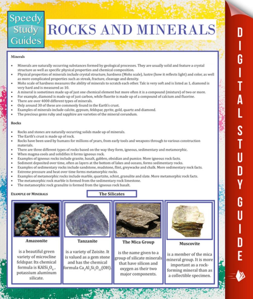 Big bigCover of Rocks and Minerals (Speedy Study Guide)