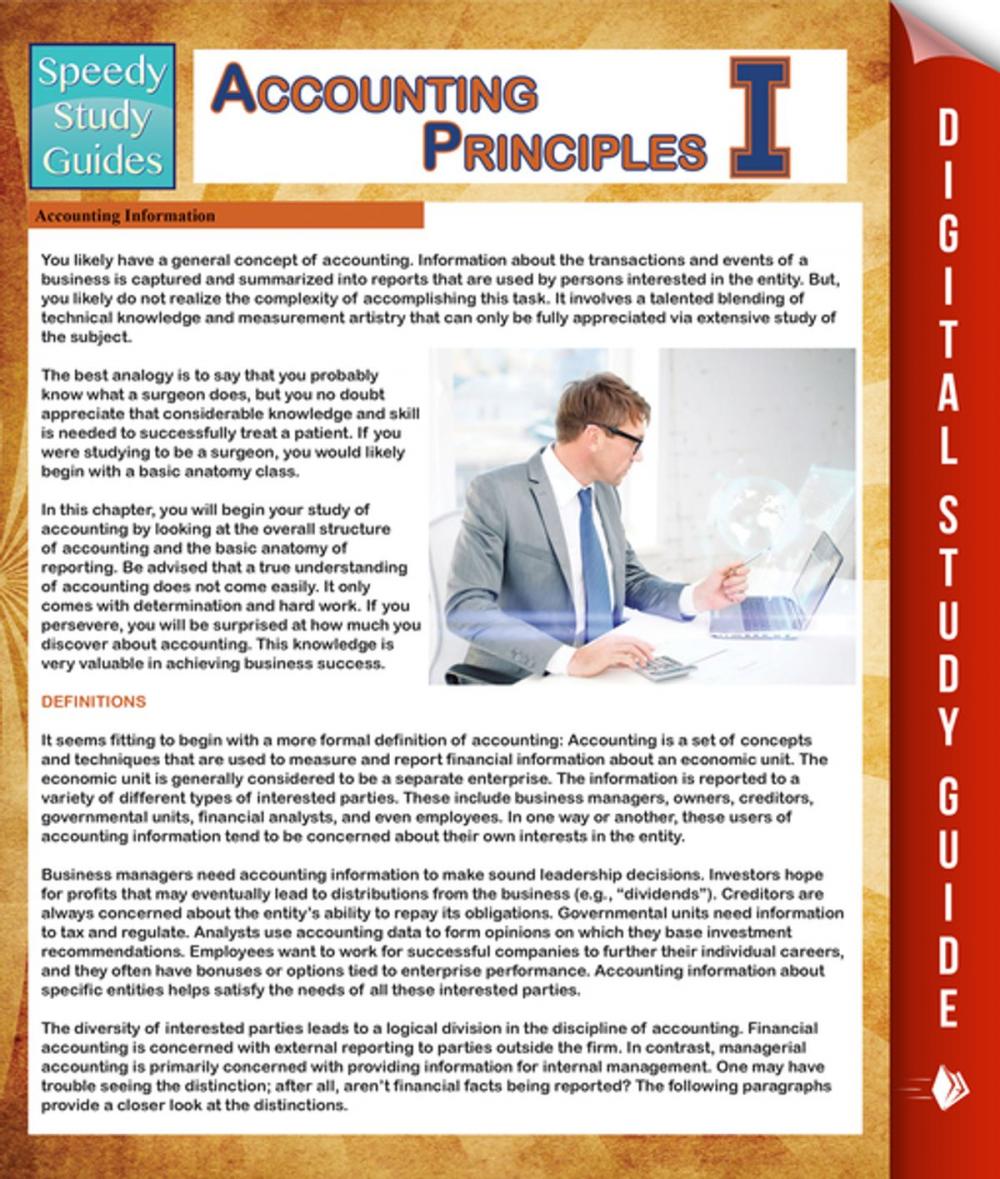 Big bigCover of Accounting Principles 1 (Speedy Study Guides)