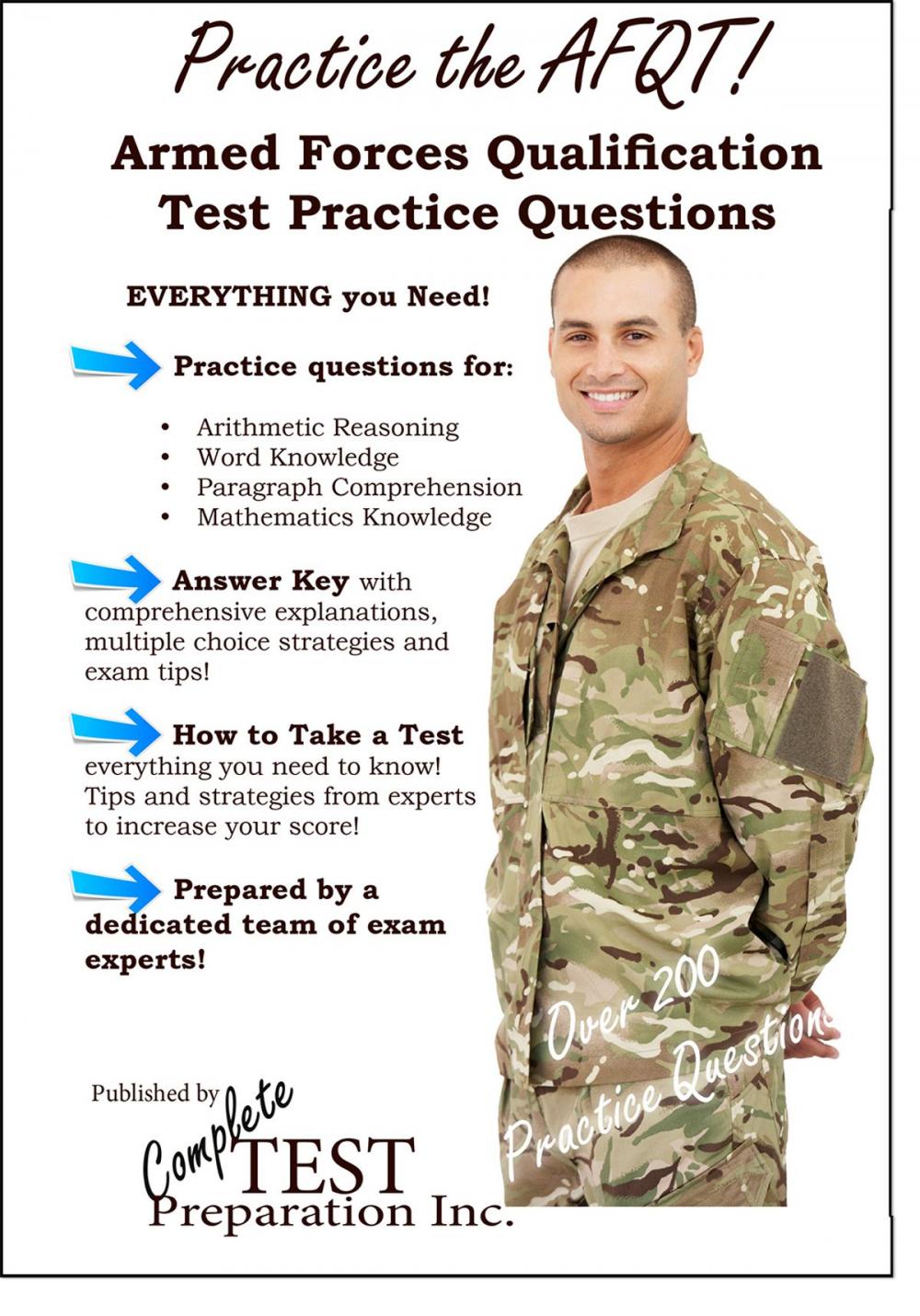 Big bigCover of Practice the AFQT! Armed Forces Qualifications Test Practice Test Questions