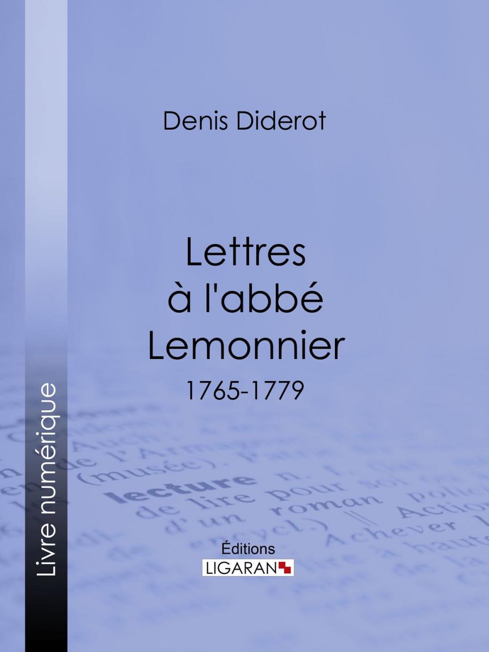 Big bigCover of Lettres à l'abbé Lemonnier