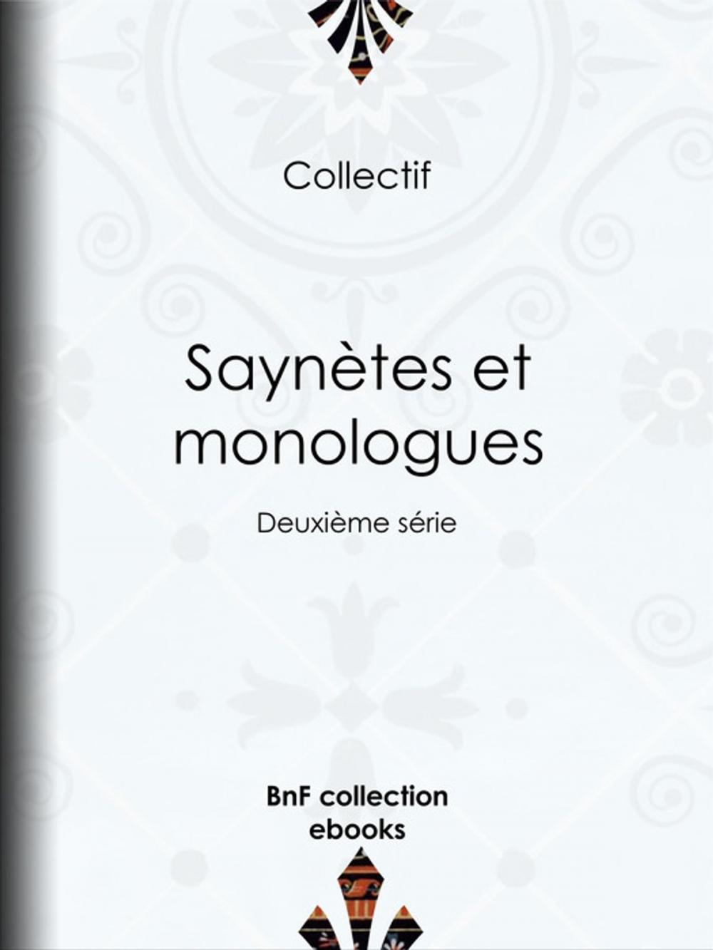 Big bigCover of Saynètes et monologues