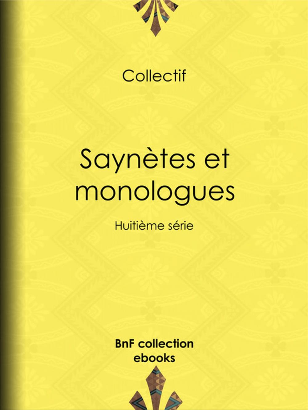 Big bigCover of Saynètes et monologues