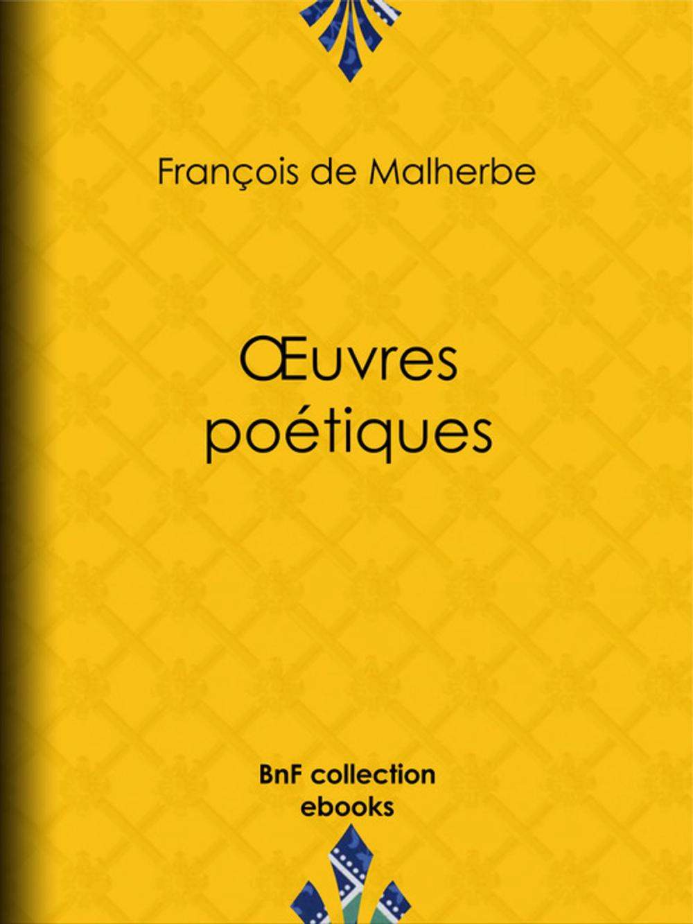 Big bigCover of OEuvres poétiques