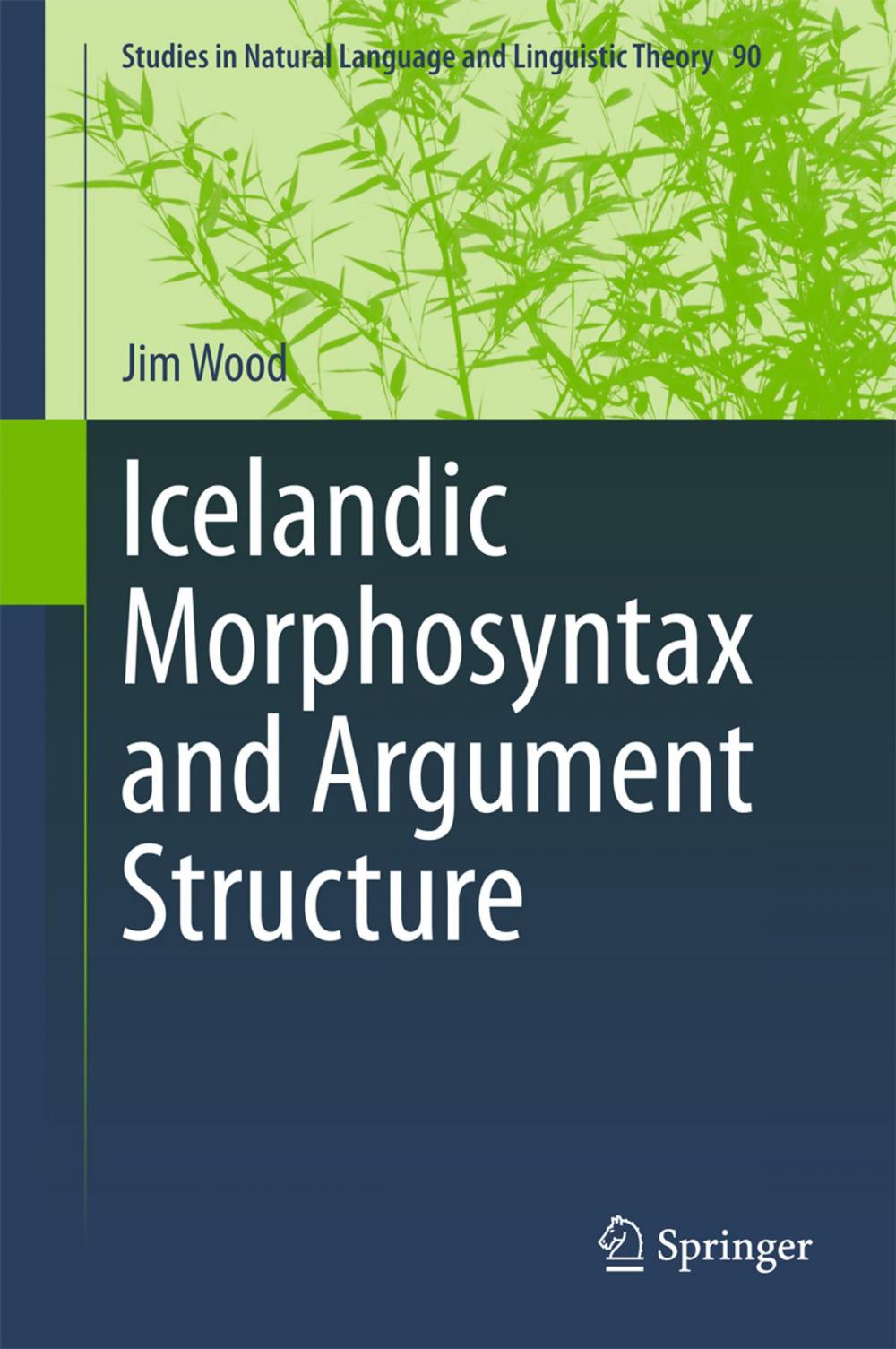 Big bigCover of Icelandic Morphosyntax and Argument Structure