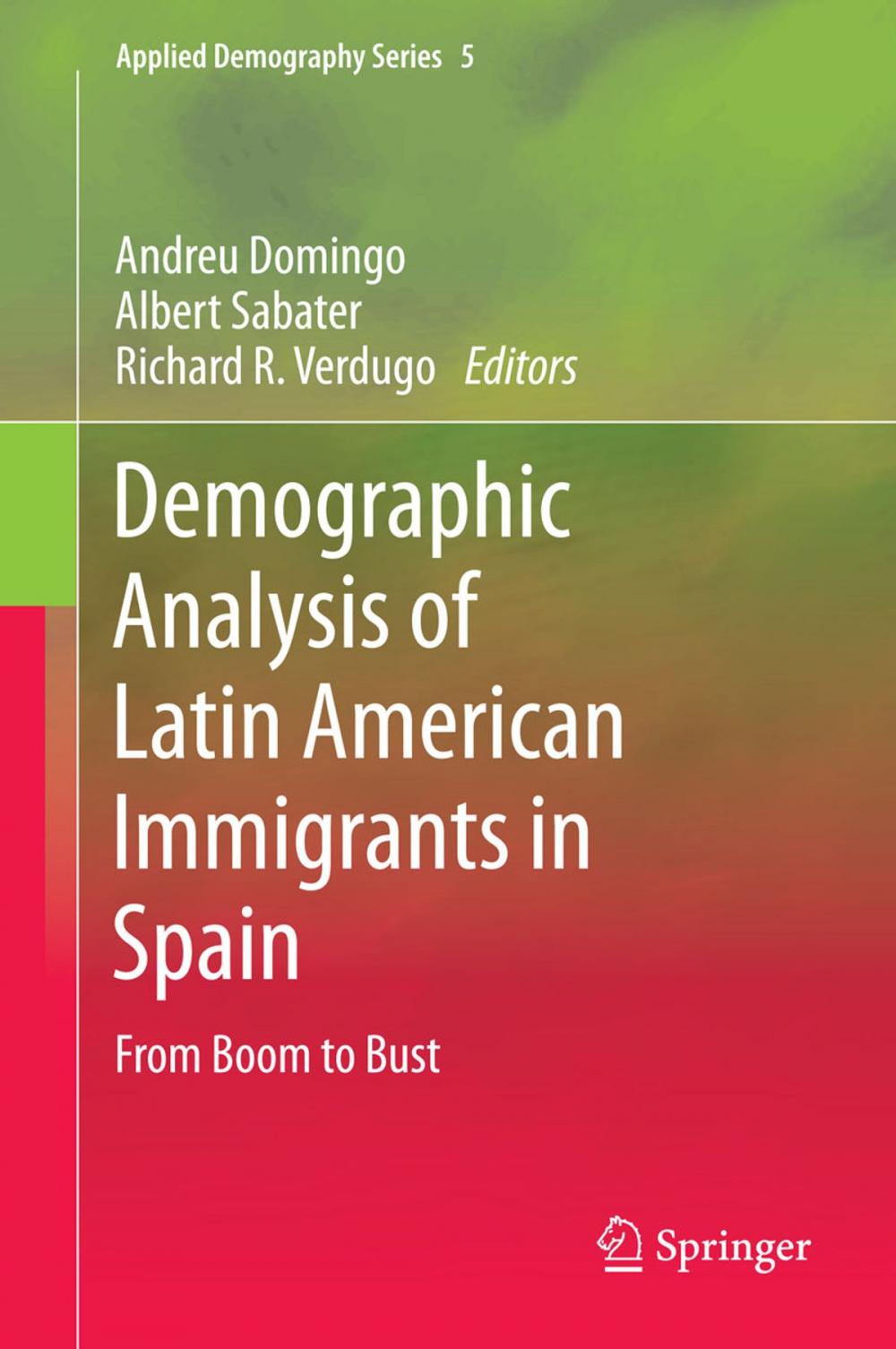 Big bigCover of Demographic Analysis of Latin American Immigrants in Spain